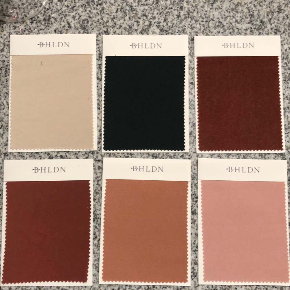 BHLDN fabric swatches